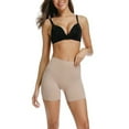 thumbnail image 1 of Joyshaper Slip Shorts for Women Under Dress Anti Chafing Thigh Bands Seamless Boyshorts Panties Underwear Beige XL, 1 of 8