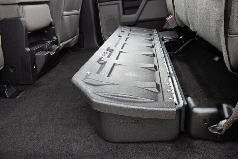 DU-HA DU-HA 20116 Lockbox Underseat Storage / Gun Case - Black 20116