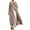 Khaki, variant on IBTOM CASTLE Women's Chiffon Muslim Cardigan Kaftan Middle East Arabian Abaya Dress Casual Islamic Cover up Long Dresses M Khaki