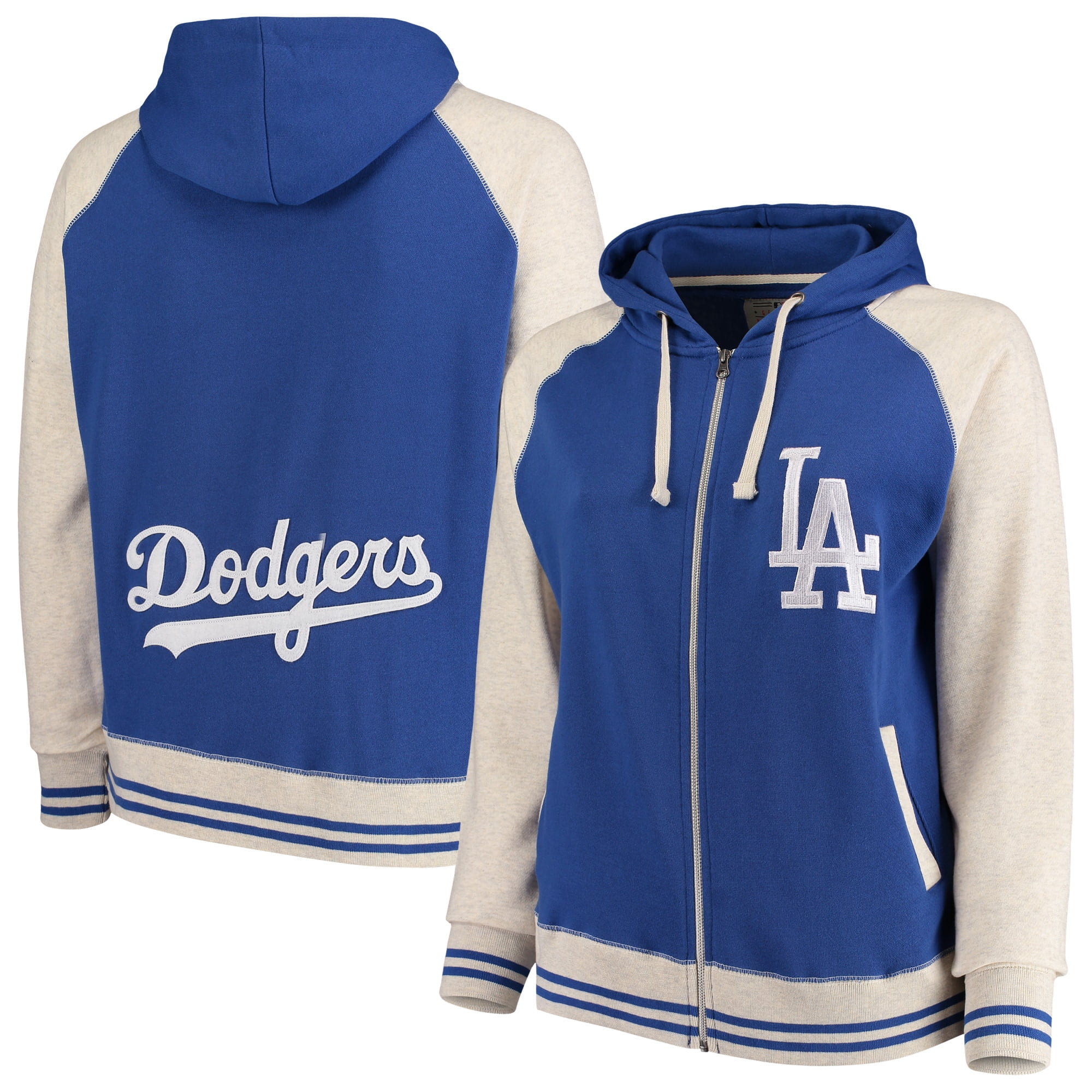 dodgers zipper hoodie