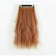 thumbnail image 1 of Femmes tulle Jupe Taille Élastique Maille long Paragraphe Jupe Robe, 1 of 7