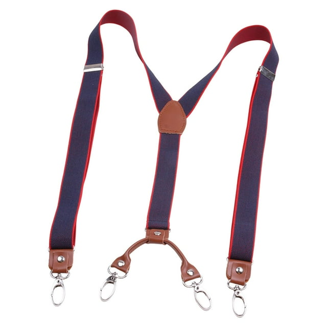 Tirantes para hombre jinwen Ganchos en Y Azul