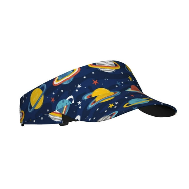 Balery Planets and Stars Gorra deportiva con visera ajustable para mujer y hombre (talla única)