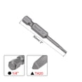 thumbnail image 2 of Uxcell Broca de destornillador triangular magnética TA20 de 1/4" de vástago hexagonal de 2" de longitud, paquete de 10, 2 of 5