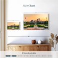 thumbnail image 3 of Elephant Stock Des Moines Park And Skyline Wall Art - Horizontal Canvas Wall Art - Living Room Wall Decor - Places Canvas - Gray And Orange Decor - 12" x 8", 3 of 4