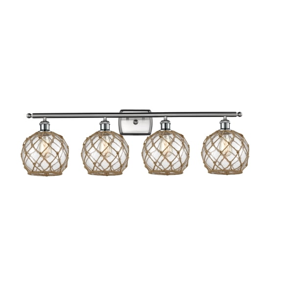 Innovations Lighting 516-4W Farmhouse Rope Farmhouse Rope 4 Light 36" Wide Bathroom Vanity