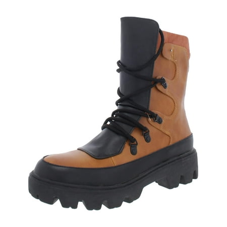 

Journee Collection Womens Terrain Lugged Sole Zip Back Combat & Lace-up Boots