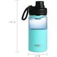 thumbnail image 2 of Drinco Water Bottle Double Wall Vacuum Insulated Stainless Steel, 14oz Mint, 2 of 5