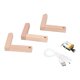 thumbnail image 1 of Moon Light Board Wafer Chip DIY Moonlight Double Color Bedside Lamp with Data Cable, 1 of 4