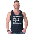 thumbnail image 3 of Matthew Mark Luke John Squad Tank Top T Shirts Men Women Brisco Brands M, 3 of 6