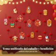 thumbnail image 2 of Abbraccia Colgante carácter Fu para eventos estacionales, Año del Caballo 2026, decoración Año Nuevo Chino, accesorio para macetas, 2 of 5