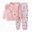 H154-Light Pink, variant on 2 Piece Baby Pajamas Boys Girls Pajamas Pjs Toddler 2 Piece Sleepwear Kids Winter 3 6 12 18 24 Months 3T 4T 5T 6T Clothes Set,5-6 Y
