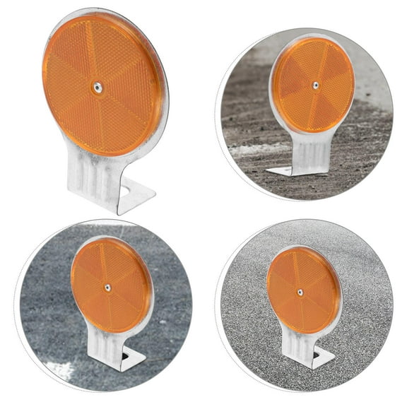 DEMACRIO Reflectors For Post Round Reflector Abs Enhanced Visibility 1Set