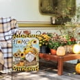 thumbnail image 2 of Rdsfhsp Home Sweet Home Gnome Sunflower Spring Summer Small Decorative Garden Flag, Bee Honey Yard Home Outside Black Yellow Stripe Flag Decoration, Fall Farmhouse Outdoor Decor Double Sided 12x18, 2 of 5