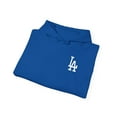 thumbnail image 3 of Los Angeles L.A City Logo LA Script Baseball Unisex Hoodie Sweatshirt - 3XL / Royal, 3 of 5
