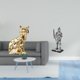 thumbnail image 2 of Estatua de Caballero Gato Majestuoso, Figura Decorativa, Escultura Animal, Adorno Artístico para Chimenea, Entrada, Estantería, Escritorio, Regalo de, 2 of 8