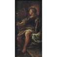 thumbnail image 2 of Francisco Rizi 9x14 Gold Ornate Wood Frame and Double Matted Museum Art Print Titled - The Angel Before the Grave (17th Century), 2 of 4