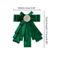 thumbnail image 2 of Unique Bargains Pre-tied Pin Brooch for Women Bow Tie Solid Color Bowknot Necktie, 2 of 6