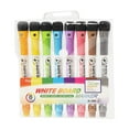 thumbnail image 2 of Whiteboard Marker Pens Set | Fine Tip Magnetic Cap with Built-In Eraser | 8 Vibrant Colors | Low Odor Quick-Dry Washable Ink for Office Home Glass Boards | 8 Pack, 2 of 9