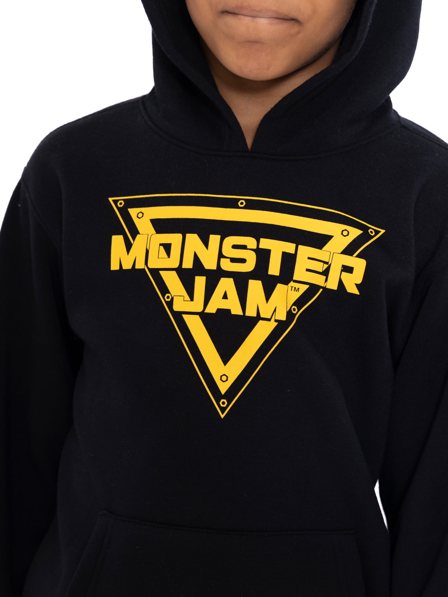 Monster Jam Boy's Graphic Hoodie with Matching Jogger Pant, 2 Piece Set, Sizes 4-16