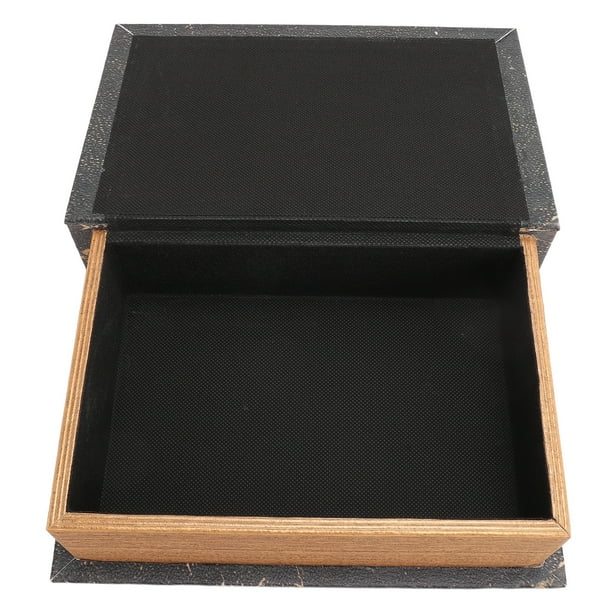 Caja De Almacenamiento Con Forma De Libro, Decorativa, Fácil De Limpiar, Caja De Libros Falsa, Madera Compuesta Retro, Capacidad Moderada, Estilo Europeo Para Accesorios De