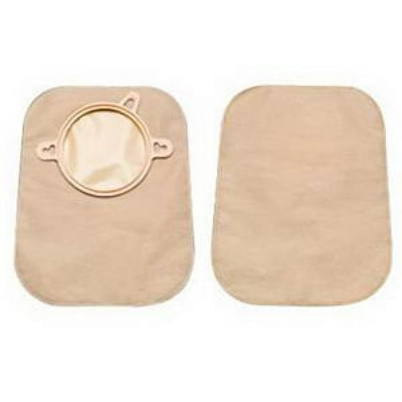 Hollister New Image Ostomy Pouch - Blue Code, 2.75 Inch Flange, 7 Inch Length (Mini), Beige, Closed End, 30 Count