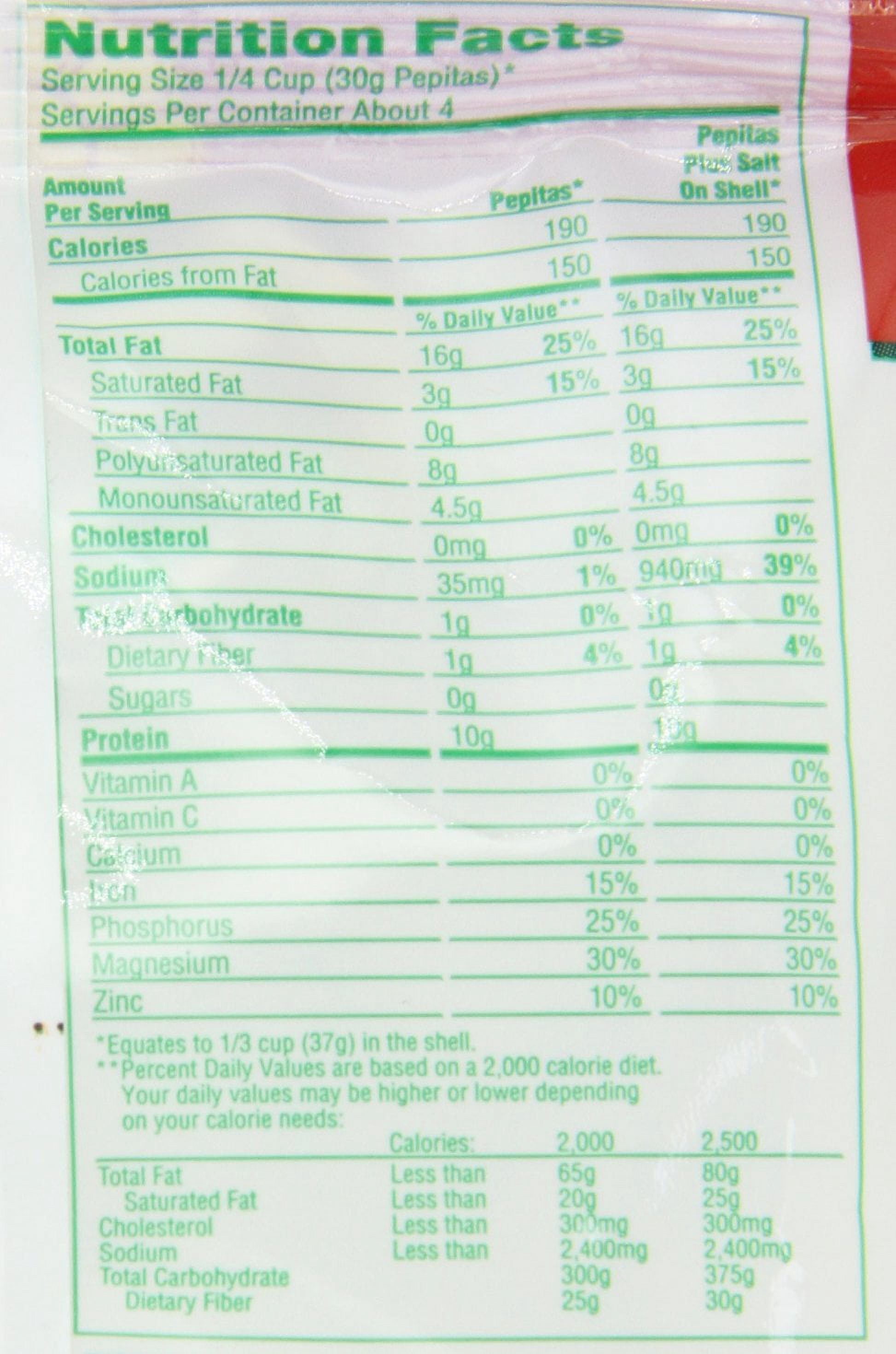 David Seeds Pumpkin Seeds, 5-Ounce Bags (Pack of 12)