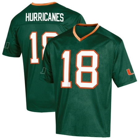 Custom Oregon Football Jersey - Youth Russell Green Miami Hurricanes Replica Football Jersey