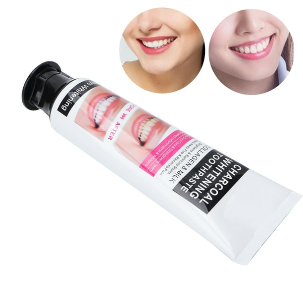 Charcoal Toothpaste, Bleeding Gums Relief Peppermint Toothpaste