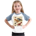 thumbnail image 4 of RXIRUCGD 2025 Vêtements d'Été pour Enfants Tout-Petits Garçons Filles Mode Mignon Col Rond Imprimé Manches Courtes Haut, 4 of 7