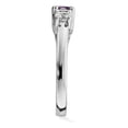 thumbnail image 3 of 10k WhiteGold Survivor Collection Clear/Purple Topaz Pamela Ring, 3 of 4