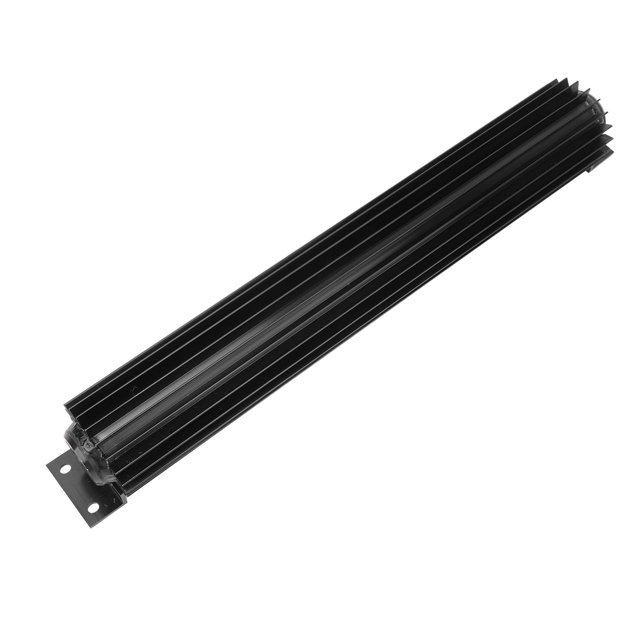 18in Aluminum Finned Transmission Oil Cooler Efficient Cooling Anodized Universal Fit