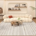 thumbnail image 6 of VUNATE Area Rugs for Living Room 8'x10' Washable Floor Carpet Soft Distressed Boho Floral Large Rugs for Bedroom Dining Room Non Slip Indoor Home Decor Brown, 6 of 6