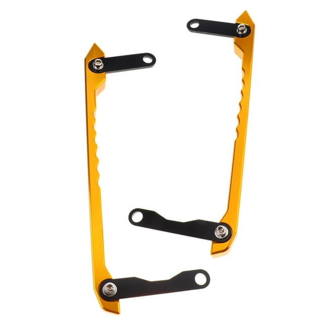 koolsoo Motorcycle Rear Passenger Seat Grab Bar Handle for FZ09 13-15 Yellow