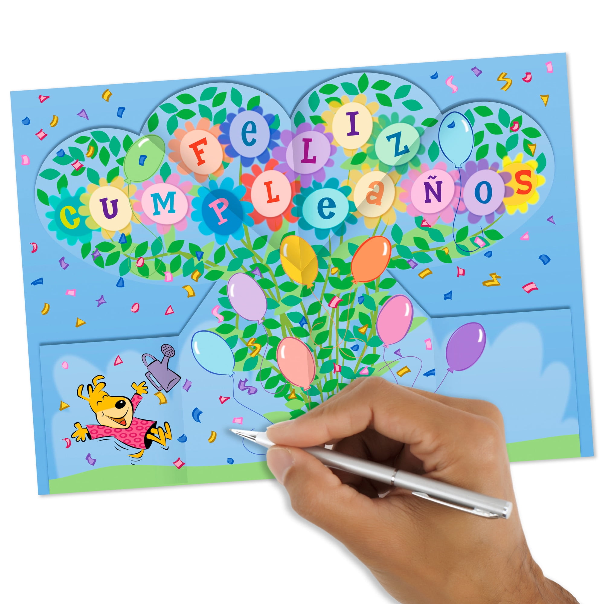 Hallmark VIDA Spanish-Language Funny Birthday Card for Mom (Party Garden), 1 count