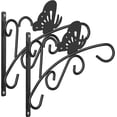 thumbnail image 6 of Amagabeli 2 Pack Hanging Plants Bracket 11'' Wall Planter Hooks Hangers Flower Pot Bird Feeder Wind Chimes Lanterns Patio Lawn Garden for Outdoor Indoor Fence Screw Mount Against Door Arm Hardware, 6 of 9