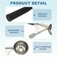 thumbnail image 3 of Uxcell 2 Pcs Cookie Scoops, Ice Cream Scoop with Trigger for Baking Cookie Dough Rice Pudding Kitchen Gadget, Black, Gray, 3 of 6