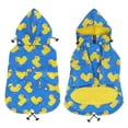 thumbnail image 4 of HDE Dog Raincoat Double Layer Zip Rain Jacket with Hood for Small to Large Dogs Ducks Blue 3XL, 4 of 7