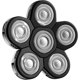 thumbnail image 1 of Cabezales de afeitadora de cabeza, afeitadora eléctrica de barba flotante de 6 cabezales para hombres con afeitado limpio, afeitado universal con cuchilla de doble anillo, reemplazo rápido y duradero, 1 of 1