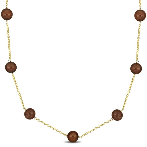 Everly Women's Cultured Pearl 10k Yellow Gold Necklace
