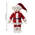 thumbnail image 7 of Kokiya Christmas Bear Standing Stuffed Bear for Home Winter Holiday Xmas Gift, 7 of 7
