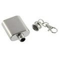 thumbnail image 2 of 1 oz Mini Pocket Stainless Steel Wine Bottle Whiskey Liquor Hip Flask Screw Cap, 2 of 6