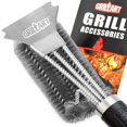 thumbnail image 1 of Cepillo para barbacoa GRILLART, 18 cerdas de acero inoxidable, 1 of 7