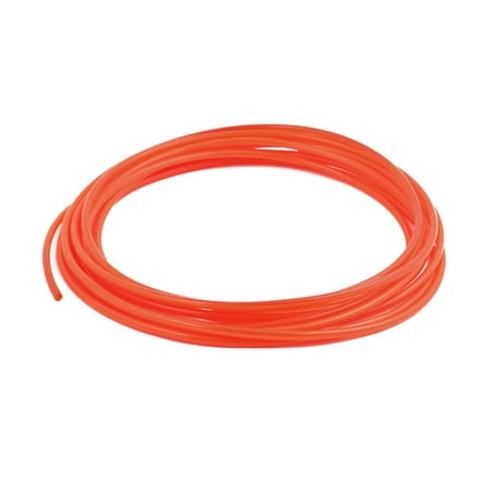 2.5mm x 4mm flexible pneumatic polyurethane pu hose pipe tube orange 5m