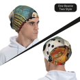 thumbnail image 6 of Naloa Abstract Dalmatian Art Beanie for Men Women Knitted Unisex Winter Hat Beanies Cap Knit Cuffed Beanies Hats, 6 of 7