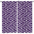 thumbnail image 1 of Geometric Symmetric Triangles Soundproof Privacy Curtains, Continuous Abstract Lines Illustration Blackout Pinch Pleated Curtains, Foldable Breathable Home Curtains for Living Bedroom-W42xL54in, 1 of 5