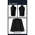 thumbnail image 5 of purcolt Heated Vest Women Men, Lightweight USB Electric Heating Jacket with Zipper Pockets, 15 Heating Zones (Battery Pack Not Included), 5 of 9