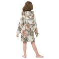 thumbnail image 7 of FORMRS Niños Bathrobe Unisex Hooded Robe Soft Plush Pajamas Sleepwear, Size 4-6T, Red Mountain Pattern, 7 of 7