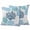 Blue, variant on 2 Pack Outdoor Waterproof Throw Pillow Covers,Classic Sea Blue Coral Decorative Square Pillow Case Patio Pillowcases for Chair Couch Sofa 16x16in