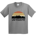 thumbnail image 3 of Inktastic Las Vegas Nevada Skyline Retro Youth T-Shirt, 3 of 5